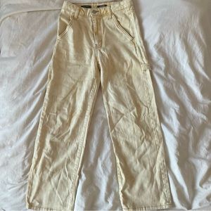 Wild Fable Yellow High Rise Utility Cargo Pants